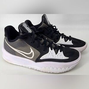 Nike Kyrie Irving Low 4 TB Basketball Shoes Men's Black White DA7803-001 NWB